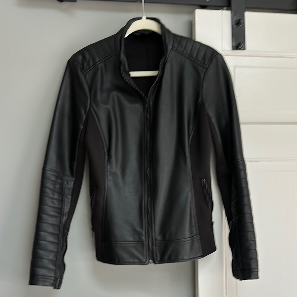 Black Leather Women's Jacket